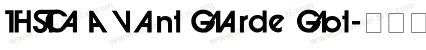 ITC Avant Garde Got字体转换